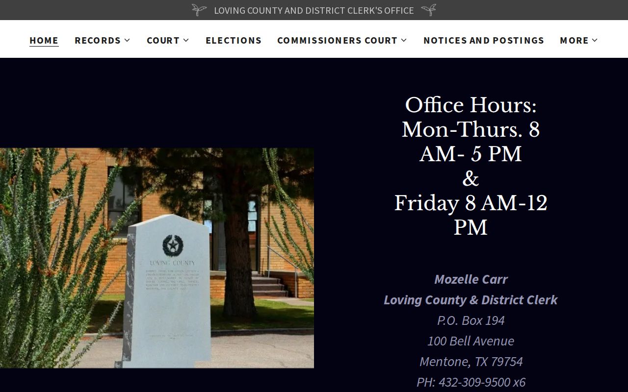 Loving County court records path for released inmates